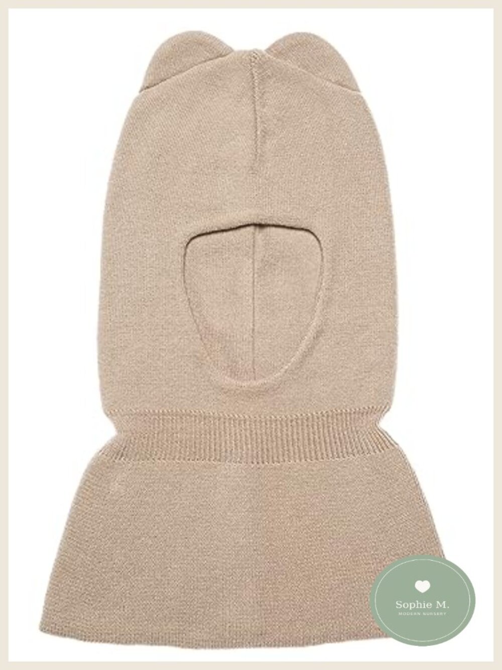 Cotton Knit Balaclava Hat for Baby Boys Girls Toddlers Kids Winter Beanie